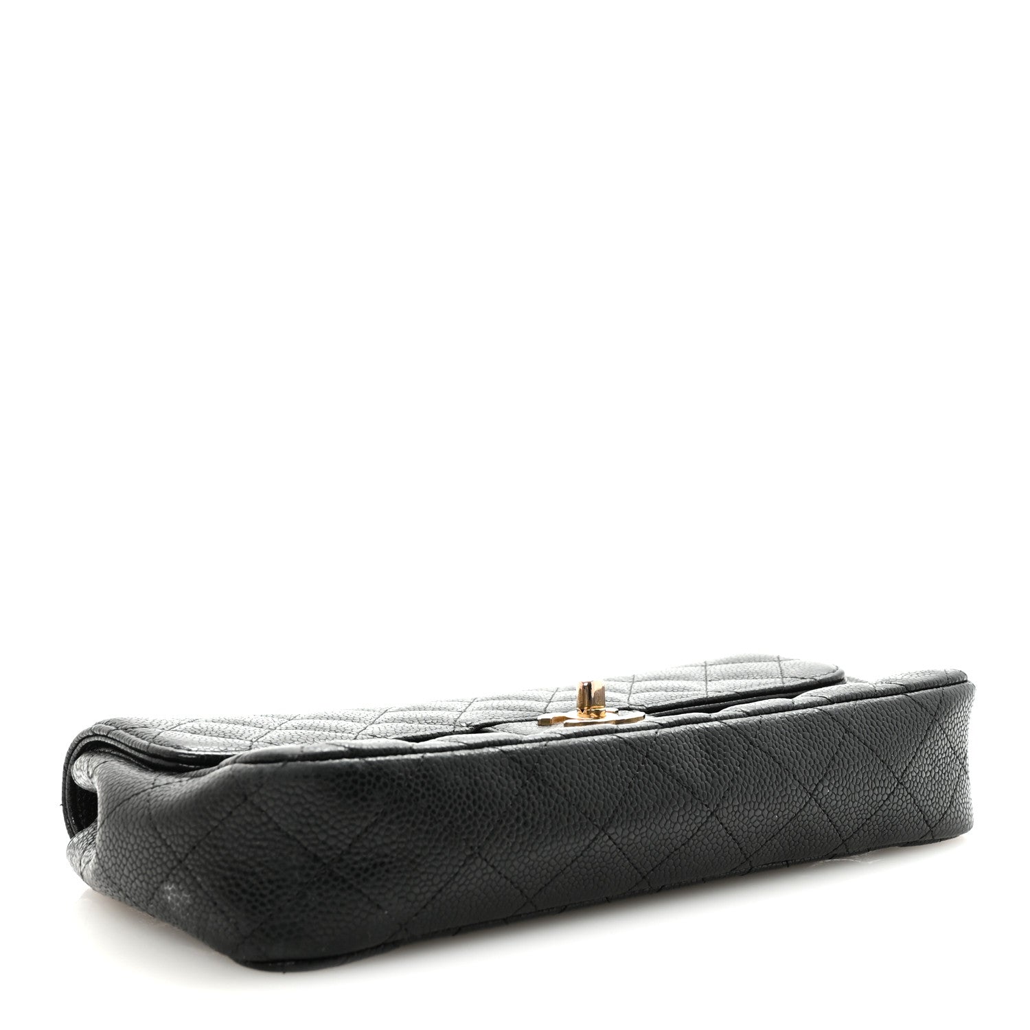 Chanel Caviar Quilted East West Flap Black