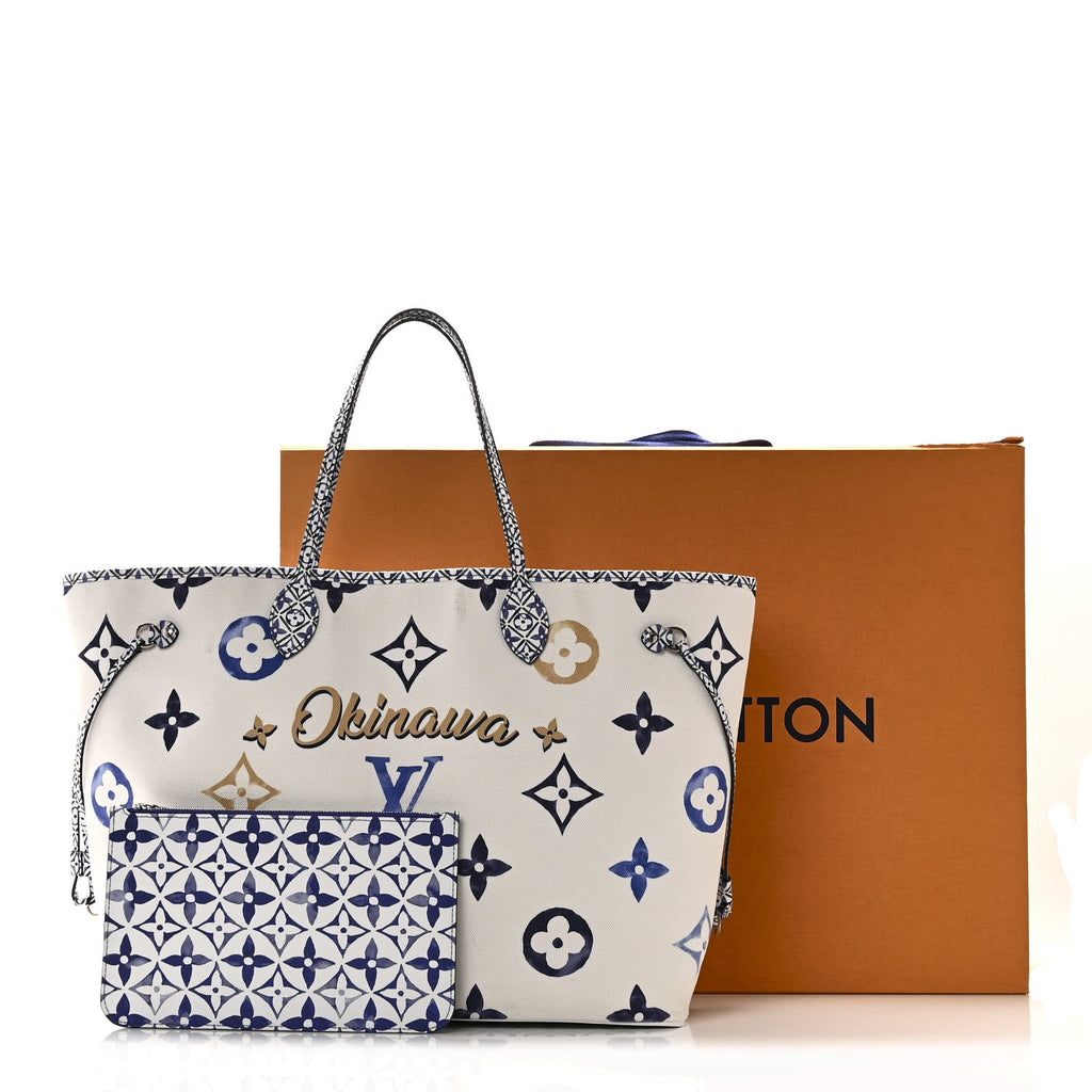 Louis Vuitton Monogram Canvas By The Pool Okinawa 2.0 Neverfull GM Blue