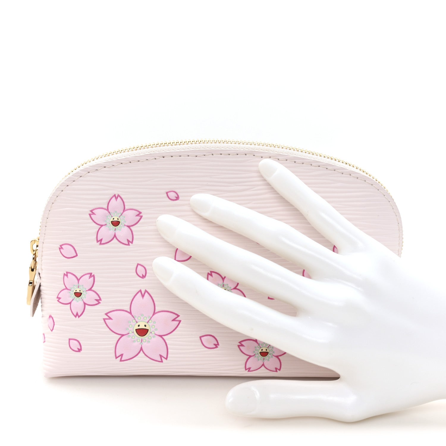 Louis Vuitton LV X TM Epi Cherry Blossom Cosmetic Pouch Pink