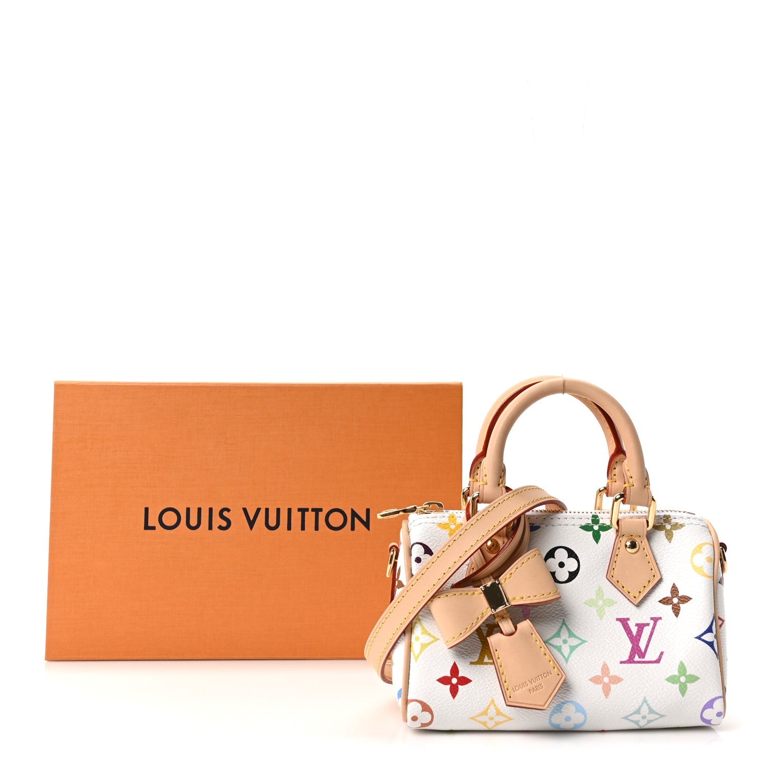 Louis Vuitton LV X TM Monogram Multicolor Nano Speedy White