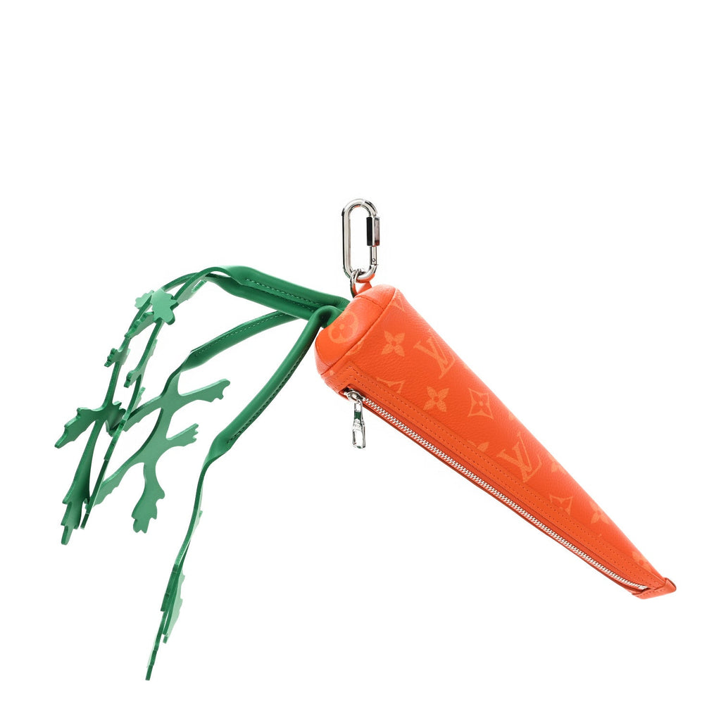 Louis Vuitton Monogram Carrot Pouch Orange