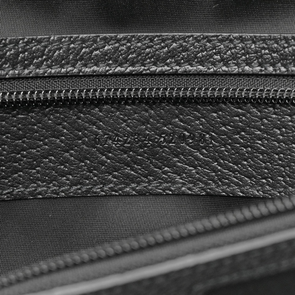 Gucci Econyl Nylon Monogram Off The Grid Suitcase Guilted Blue Black