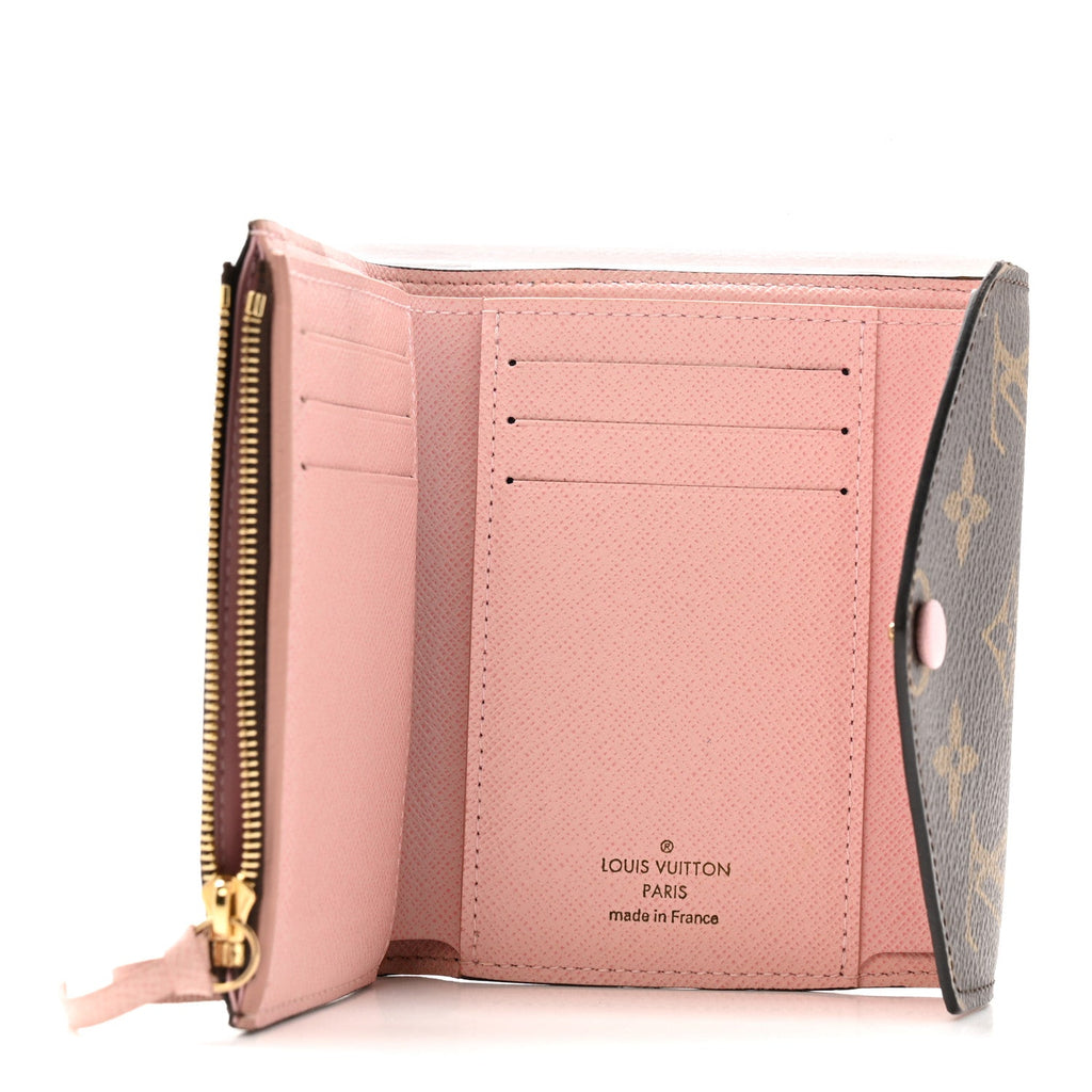 Louis Vuitton Monogram Victorine Wallet Rose Ballerine