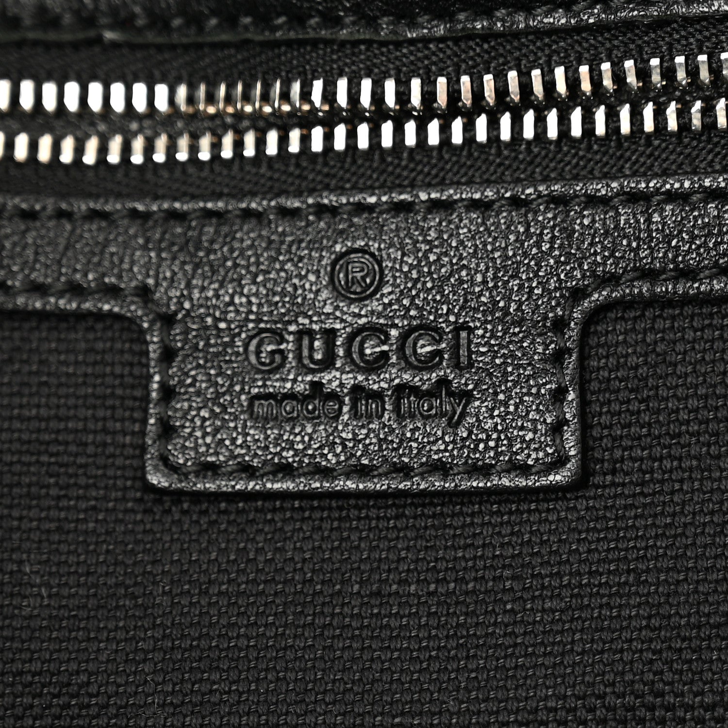 Gucci Sakai Be Green Calfskin Diagonal Stitched Medium Blondie Tote Black