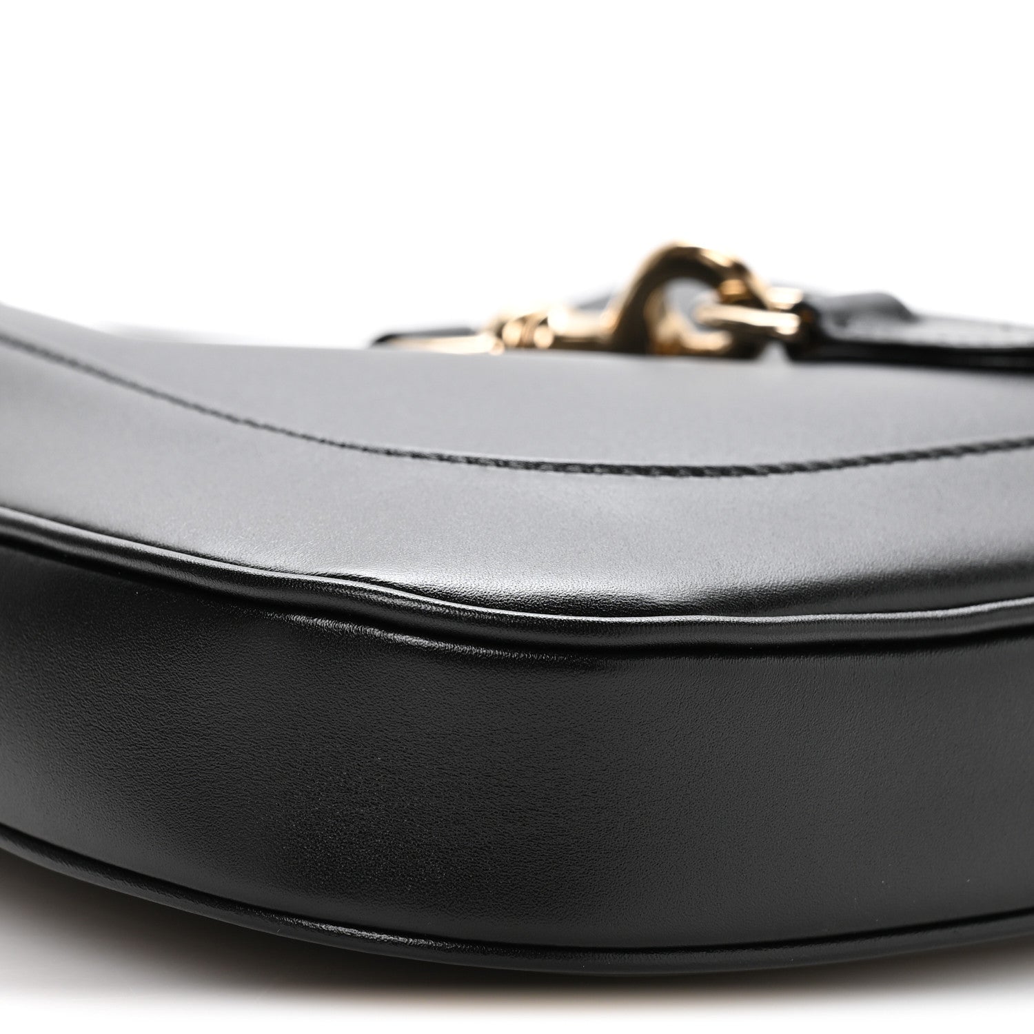 Gucci Calfskin Small Jackie Shoulder Bag Black