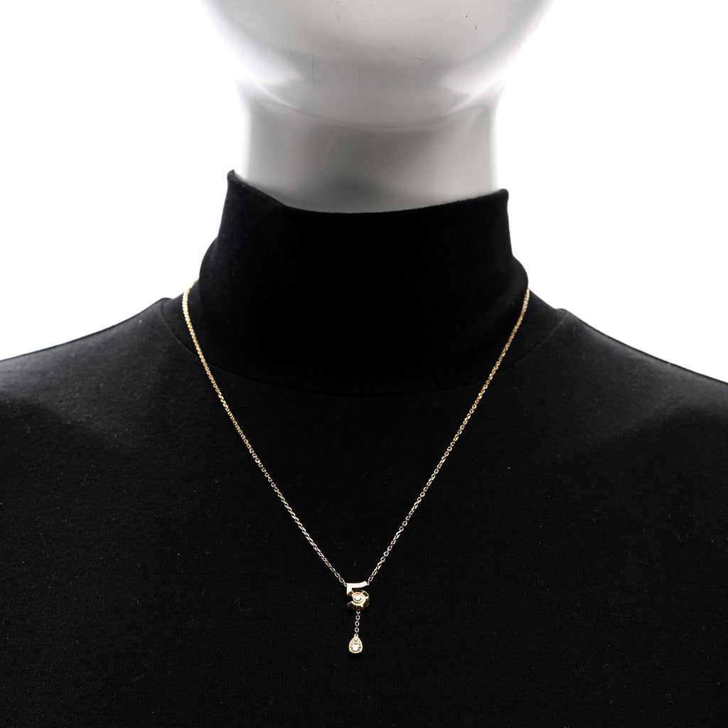 18K Yellow Gold Diamond Eternal No 5 Necklace