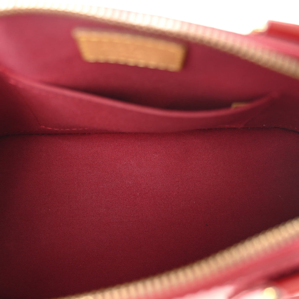 Louis Vuitton Vernis Alma BB Cherry
