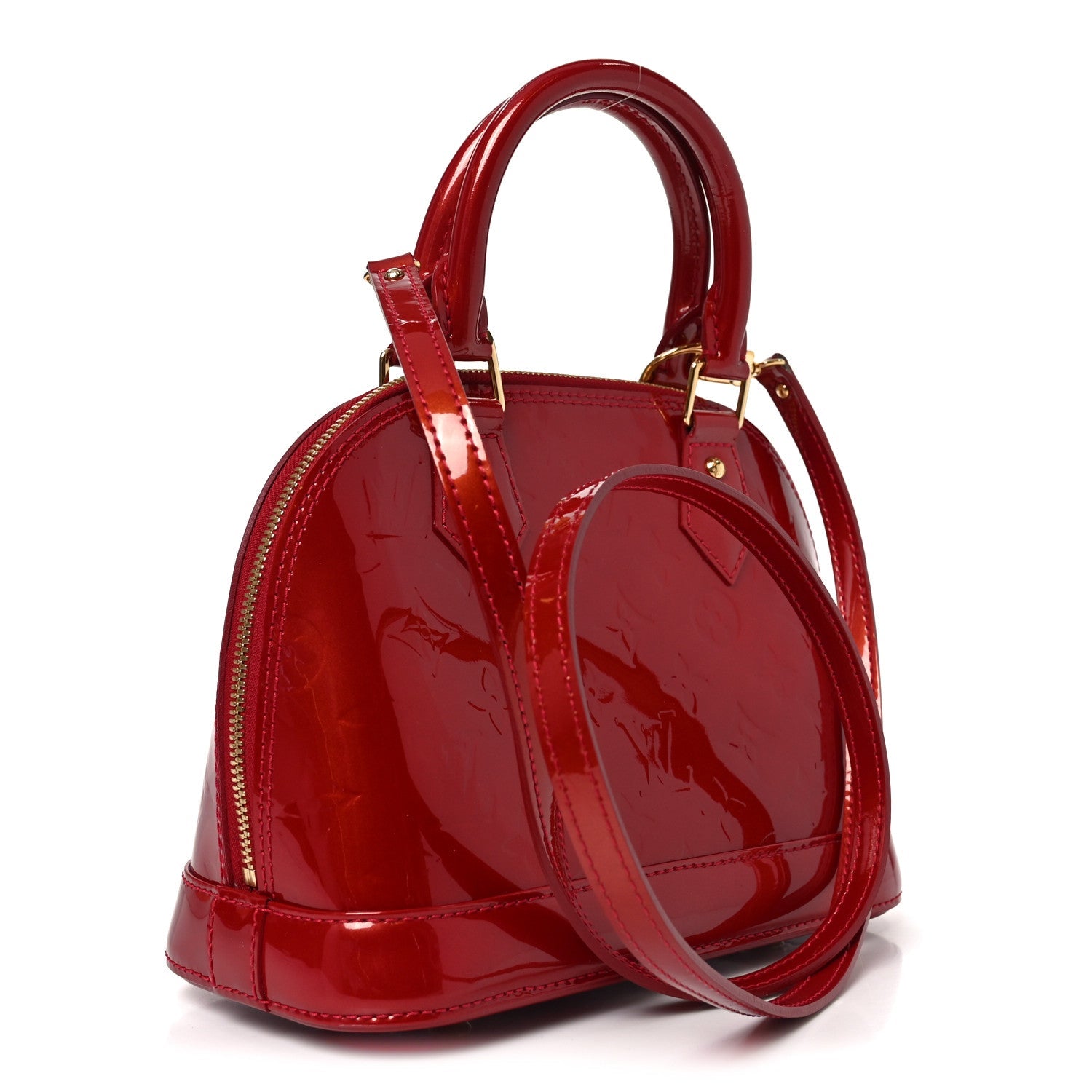 Louis Vuitton Vernis Alma BB Rose Indien