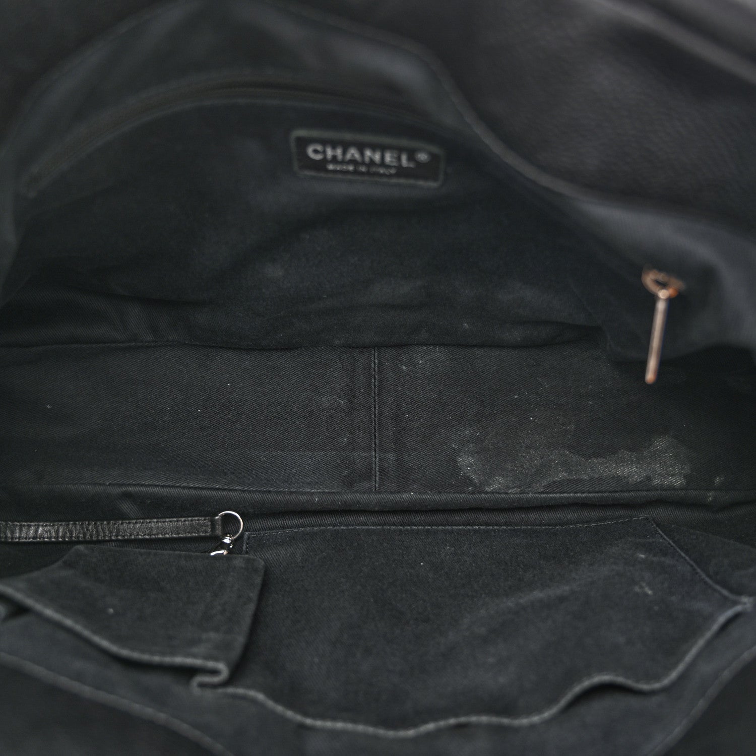 Chanel Caviar Quilted CC Timeless Soft Tote Black