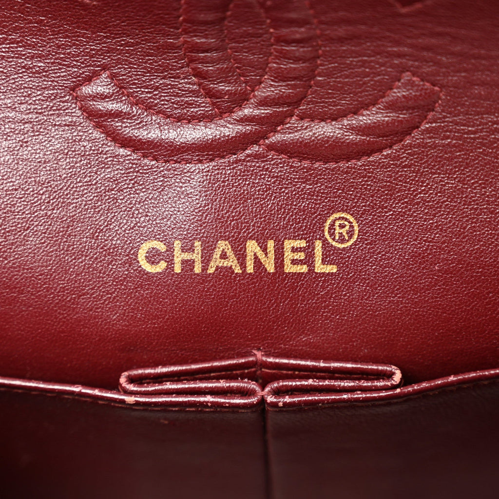 Chanel Jersey Quilted Small Double Flap Black