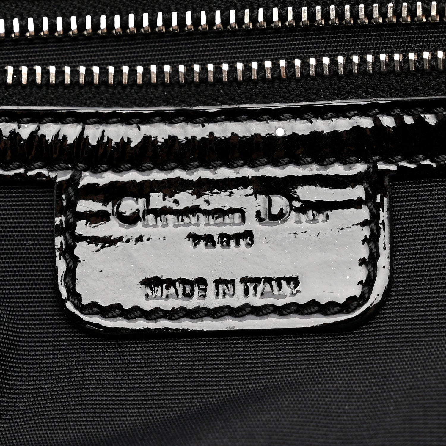 Christian Dior Patent Cannage New Lock Flap Black