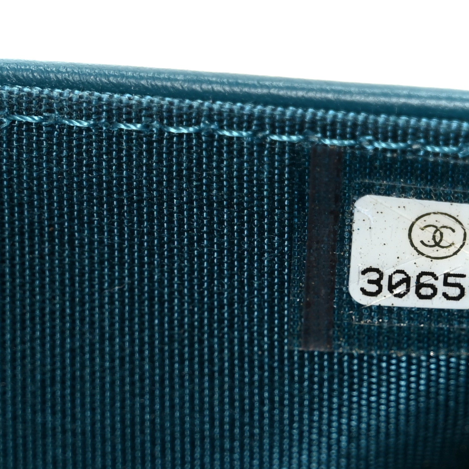 Chanel Caviar Quilted Boy Wallet On Chain WOC Blue