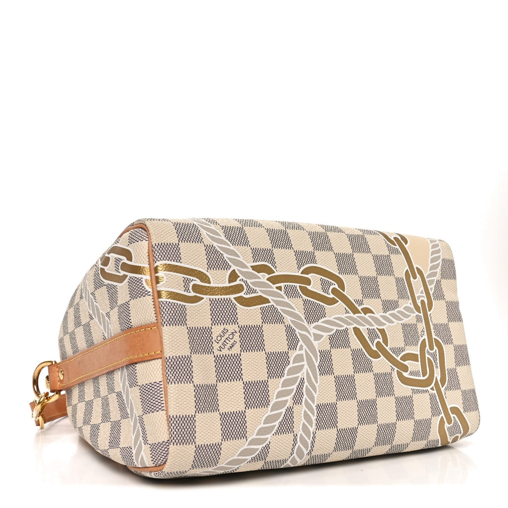 Louis Vuitton Damier Azur Nautical Speedy Bandouliere 25