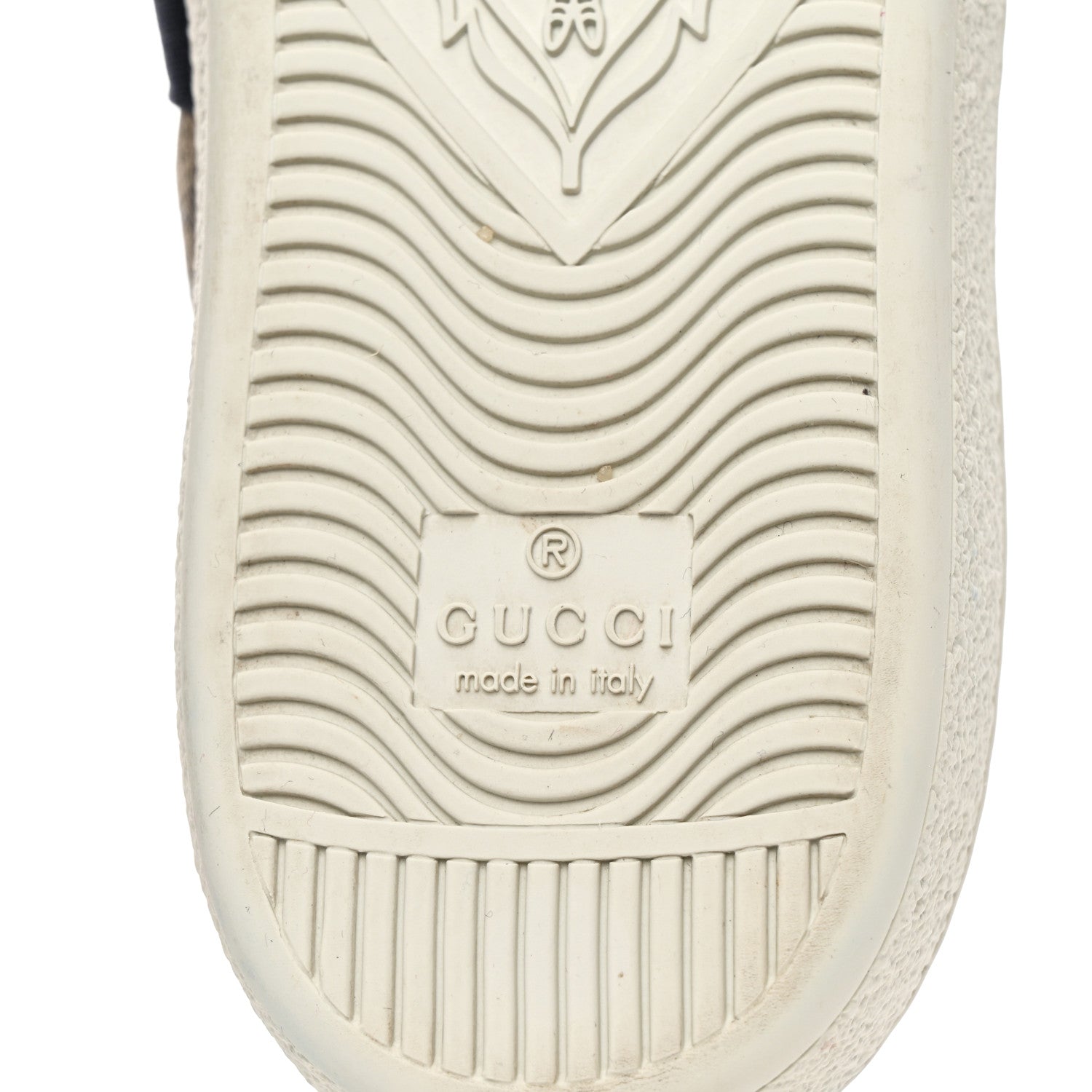 Gucci GG Supreme Monogram Womens Ace Low-Top Sneaker 37 Beige