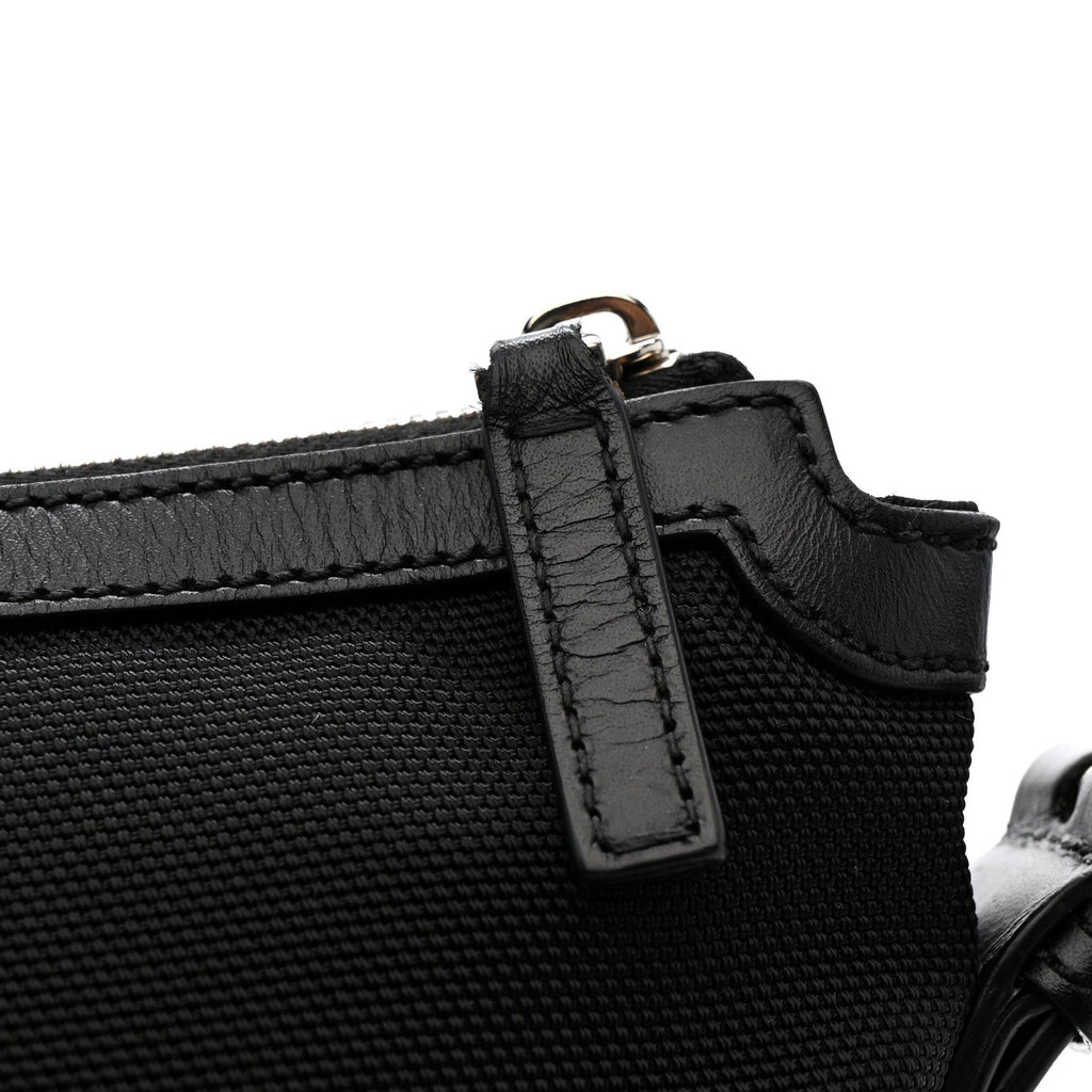 Gucci Techno Canvas Web Messenger Bag Black