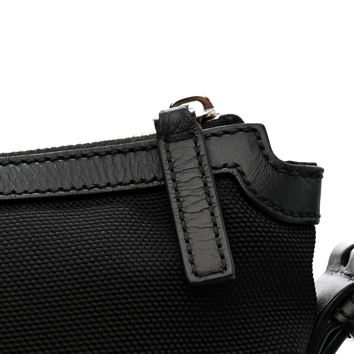 Gucci Techno Canvas Web Messenger Bag Black