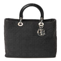 Christian Dior Nylon Cannage Large Lady Dior