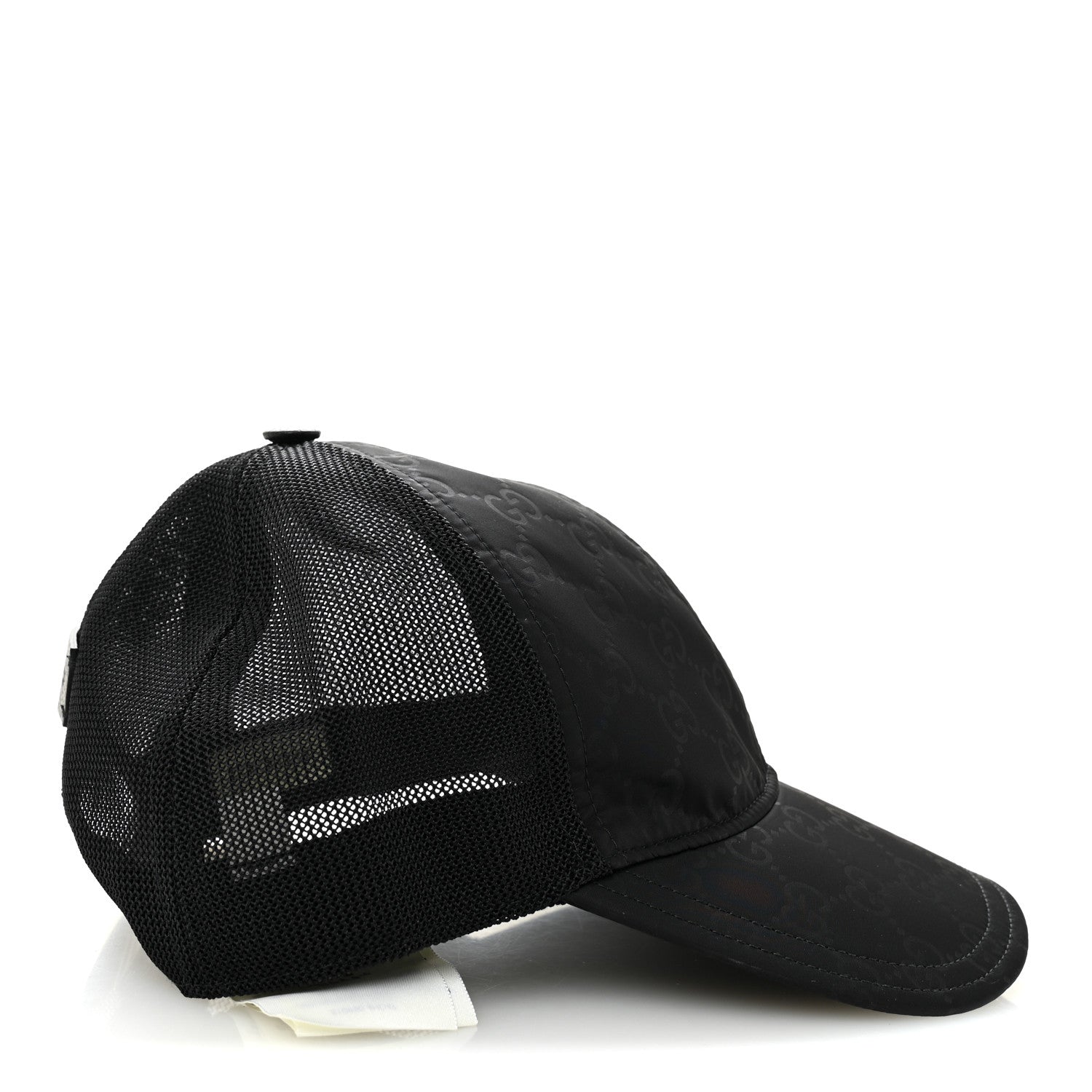 Gucci GG Supreme Monogram Baseball Hat S 57 Black