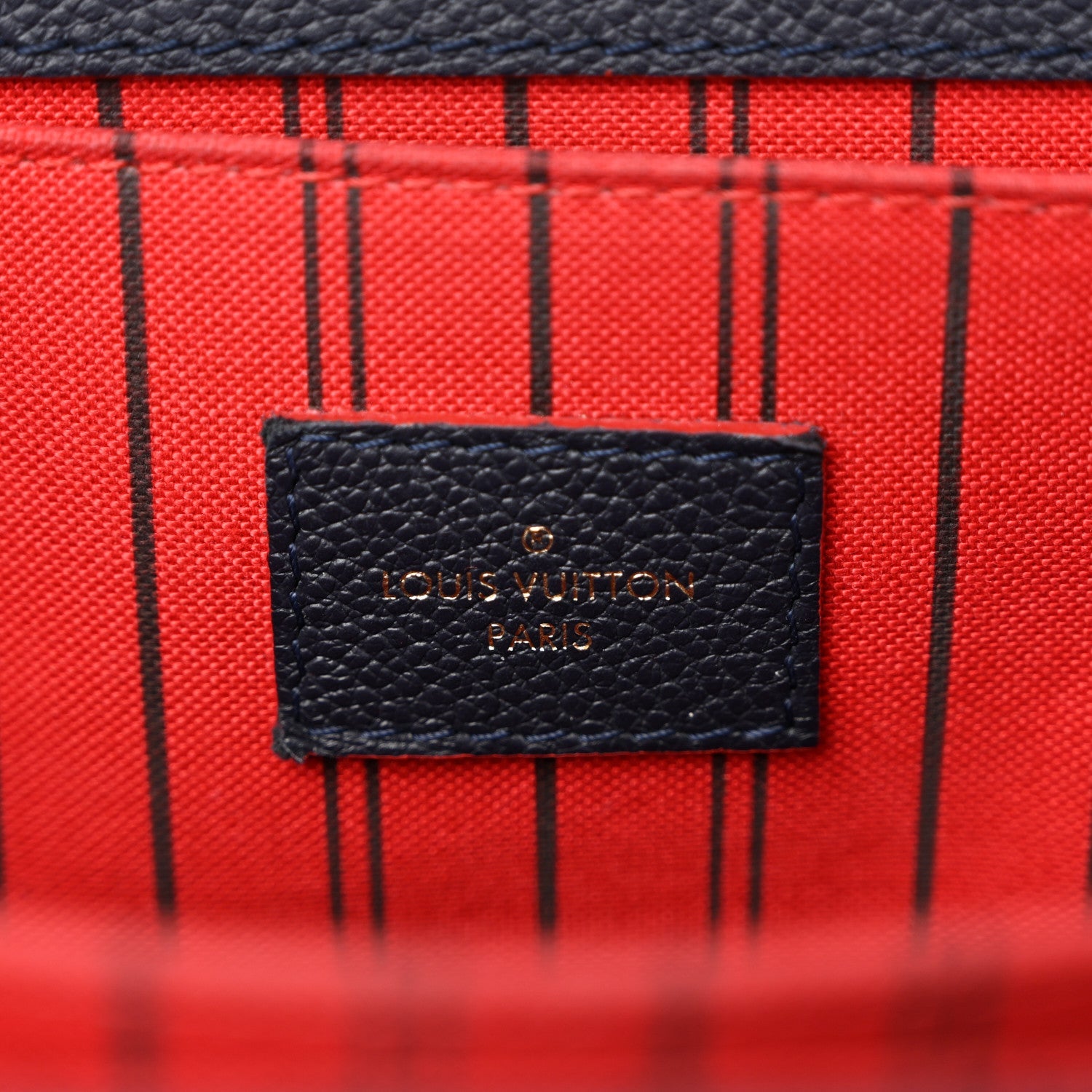 Louis Vuitton Empreinte Pochette Metis Marine Rouge