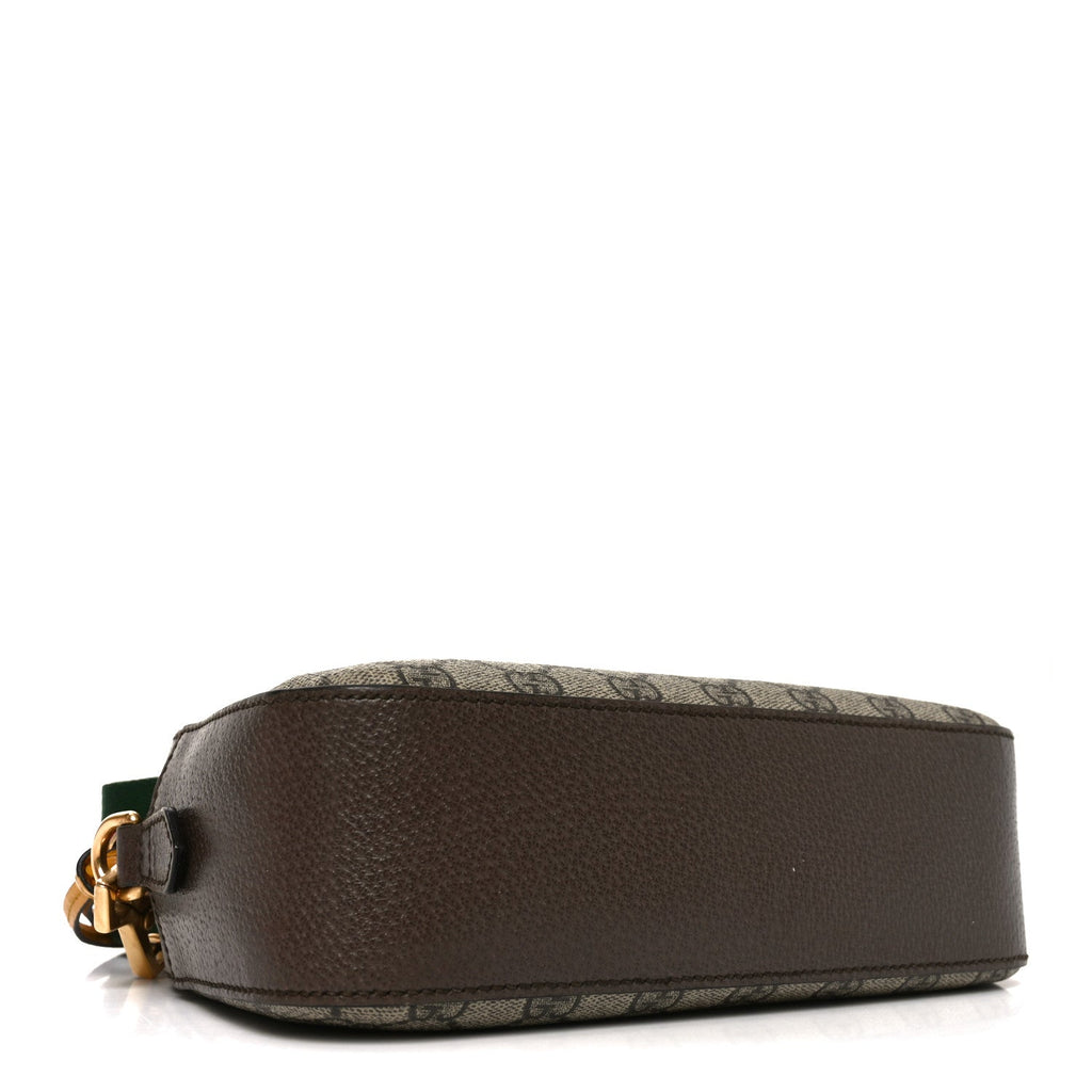 Gucci GG Supreme Monogram Web Neo Vintage Shoulder Bag Beige New Acero Crop