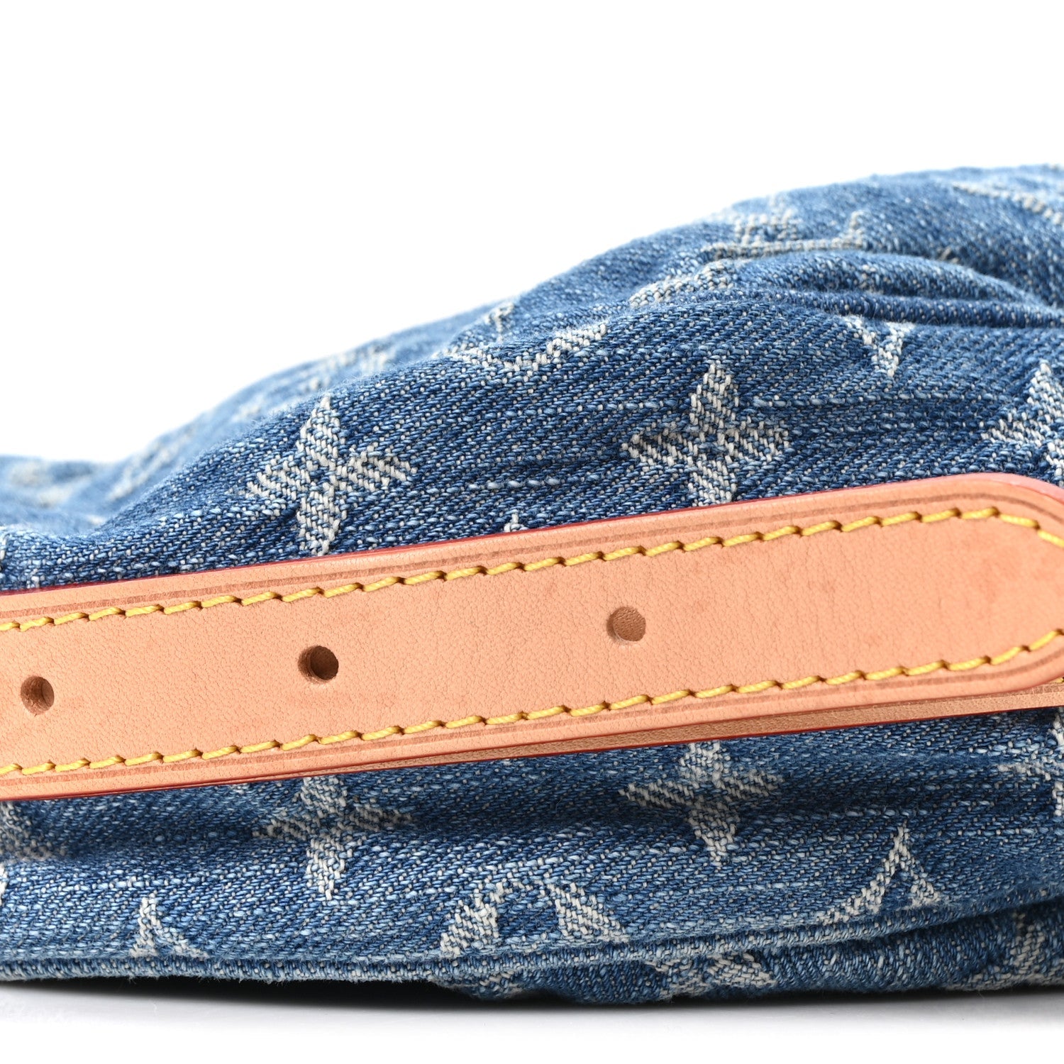 Louis Vuitton Monogram Denim Croissant MM Blue