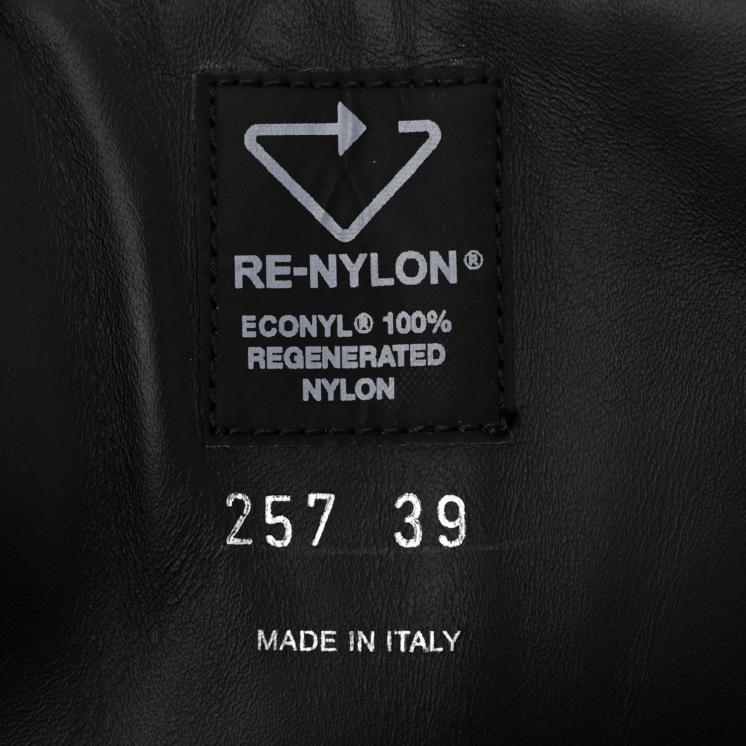 Prada Spazzolato Rois Re-Nylon Metal Triangle Logo Monolith Pouch Pocket 55mm Tall Combat Boots 39 Black