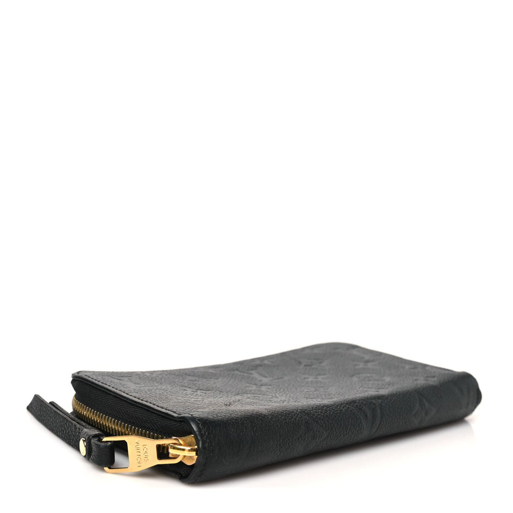 Louis Vuitton Empreinte Zippy Wallet Black