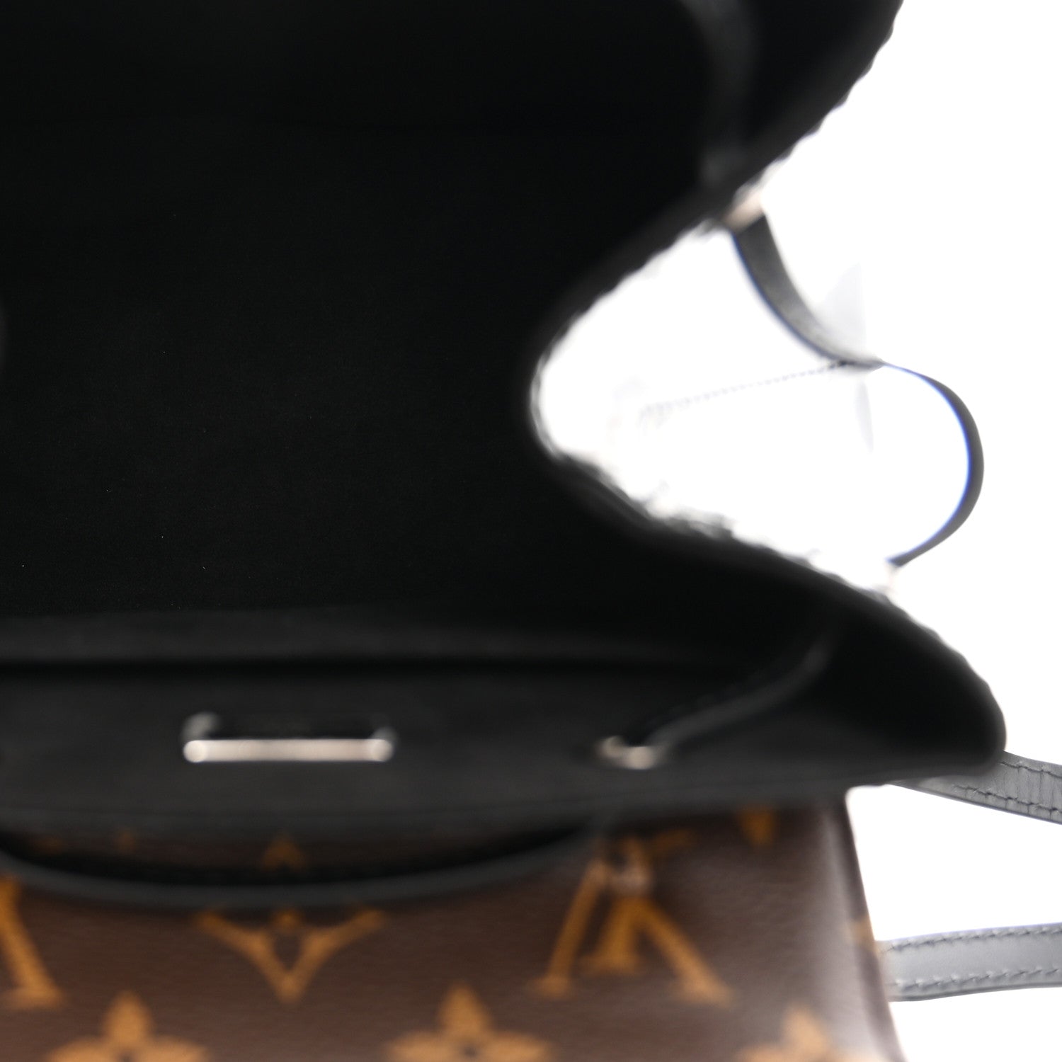 Louis Vuitton Patent Monogram Hot Springs Backpack Black
