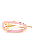 Louis Vuitton Monogram Metal Resin My LV Chain Hair Clip Pink