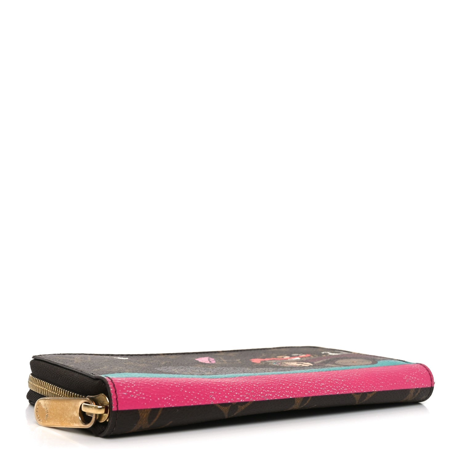 Louis Vuitton Monogram 2015 Christmas Animation Zippy Wallet Hibiscus