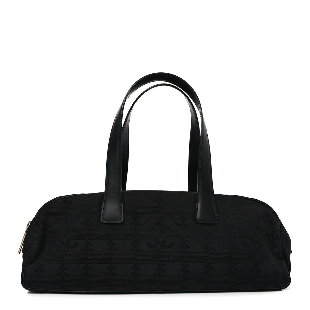 Chanel Nylon Travel Bowler Black