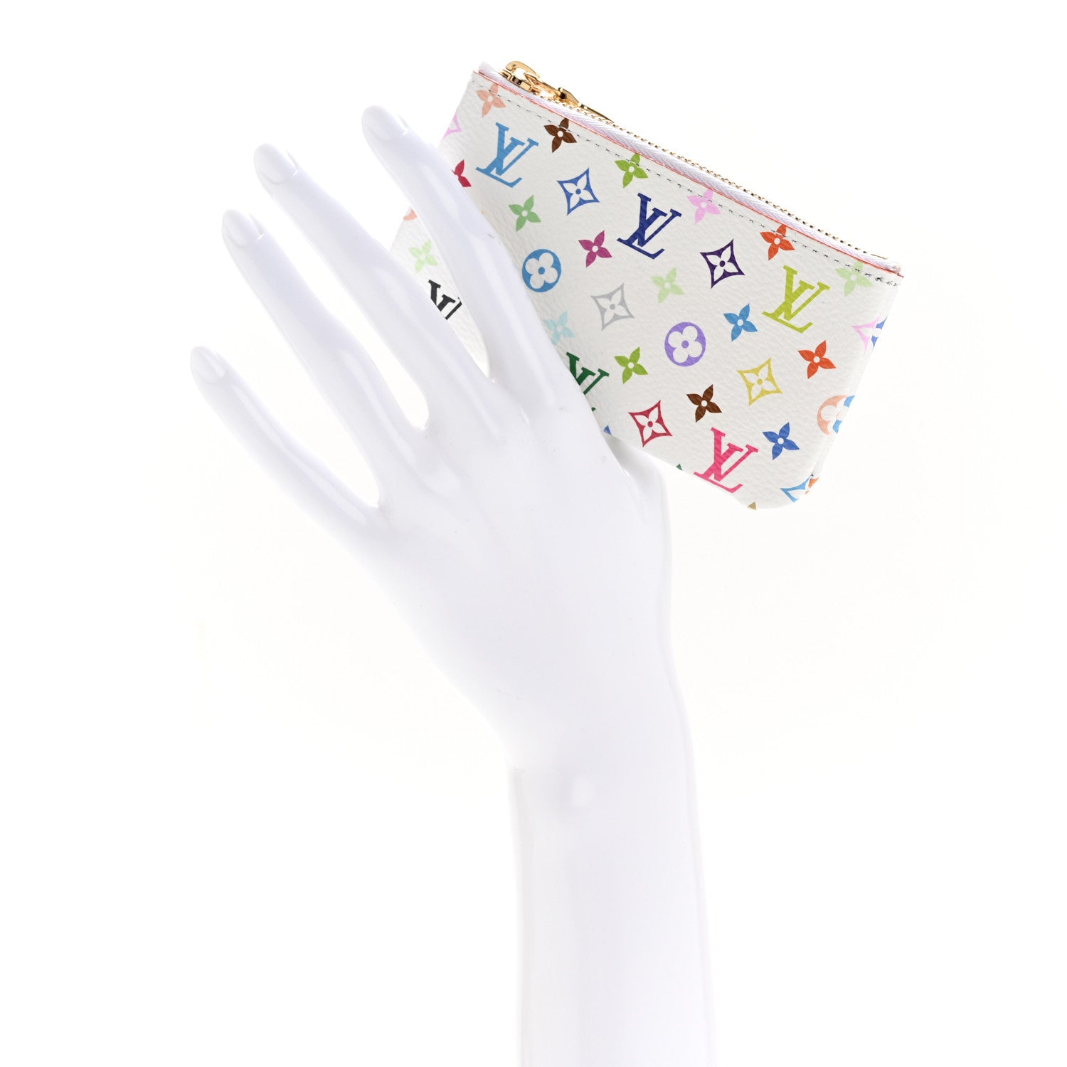 Louis Vuitton LV X TM Monogram Multicolor Key Pouch White