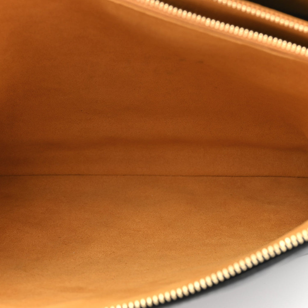 Louis Vuitton Lambskin Embossed Monogram Coussin MM Black