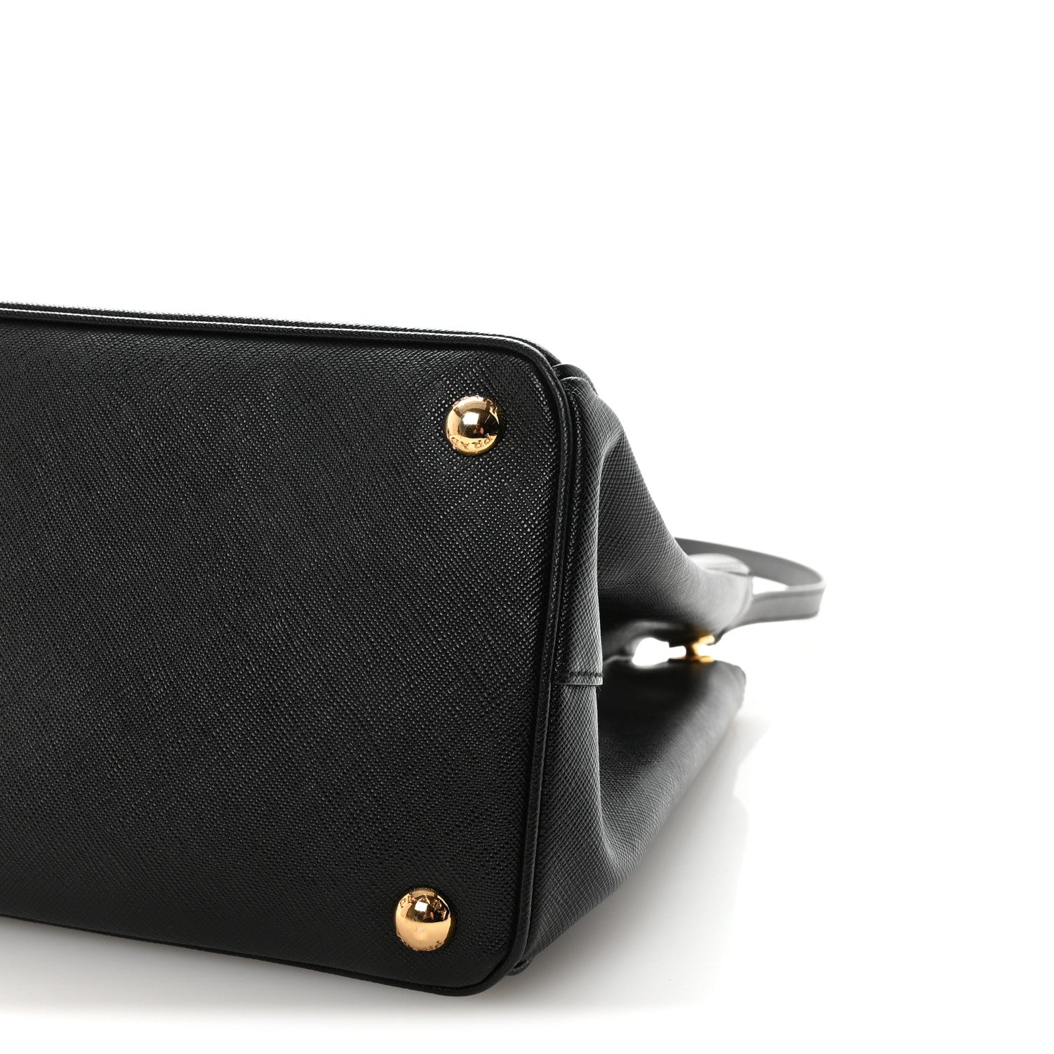 Prada Saffiano Lux Large Galleria Double Zip Tote Black