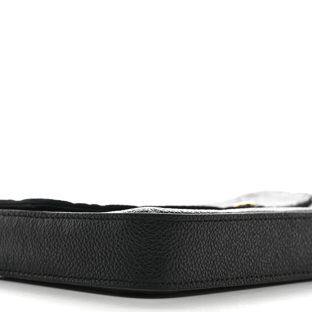 Louis Vuitton Empreinte Pochette Felicie Chain Wallet Black