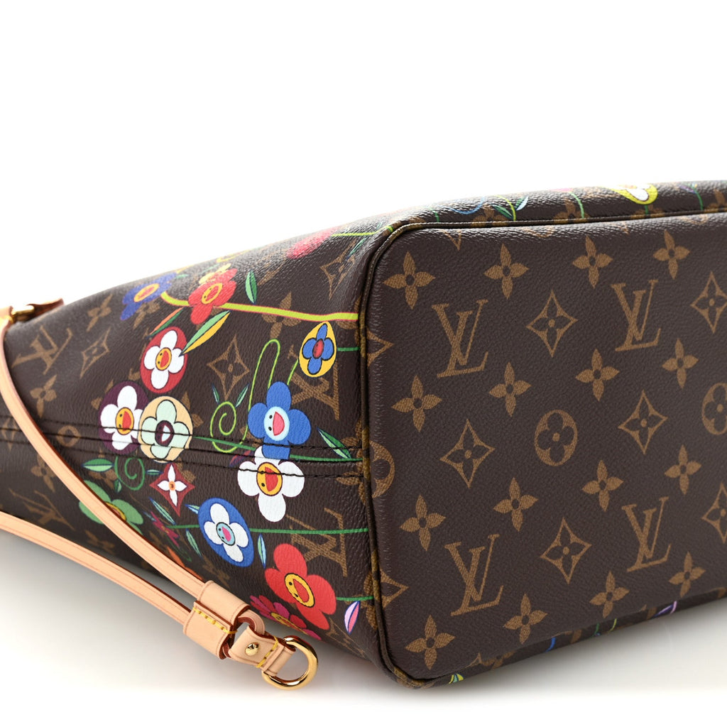 Louis Vuitton LV X TM Monogram Flowers Neverfull MM