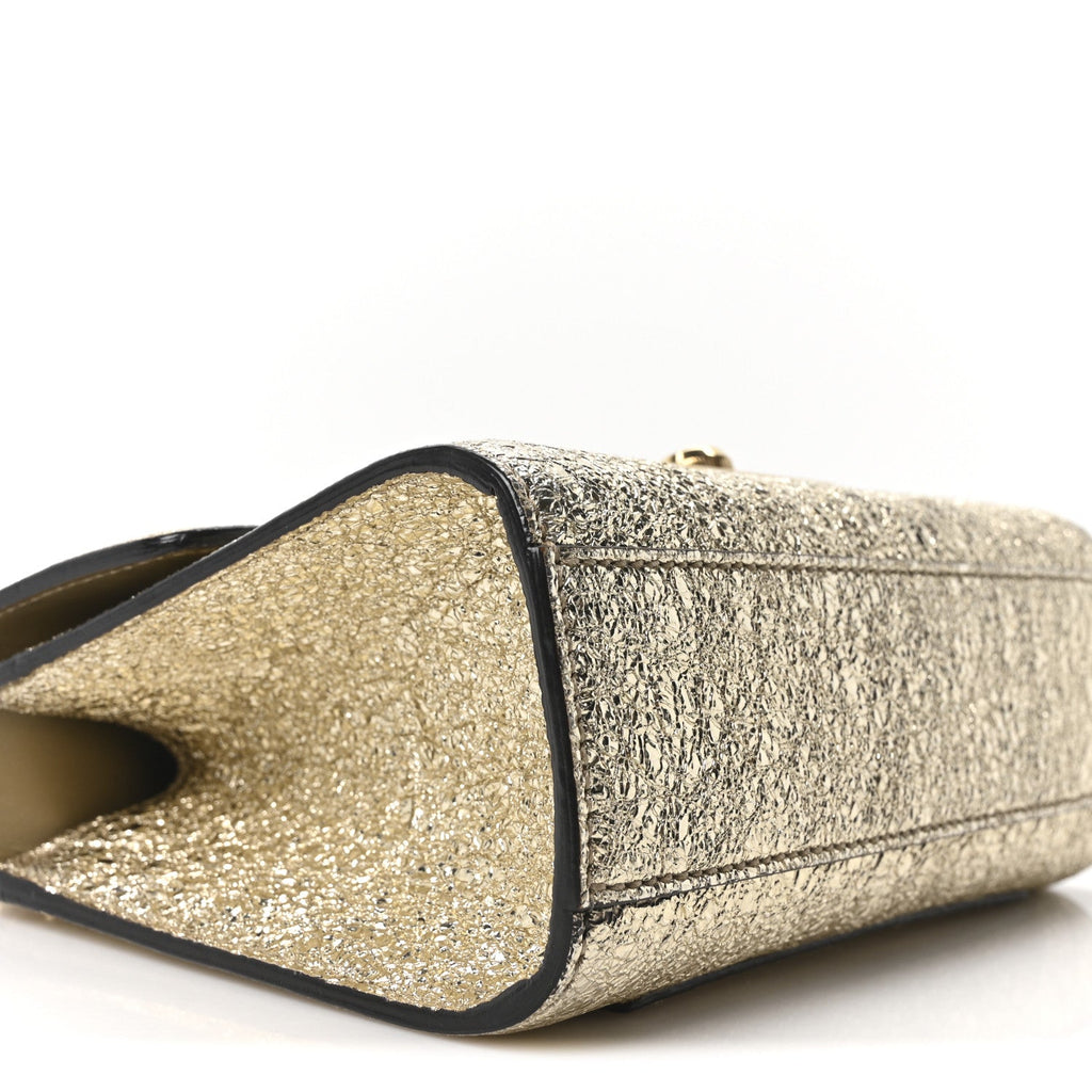 Gucci Galassia Small Padlock Shoulder Bag Platino