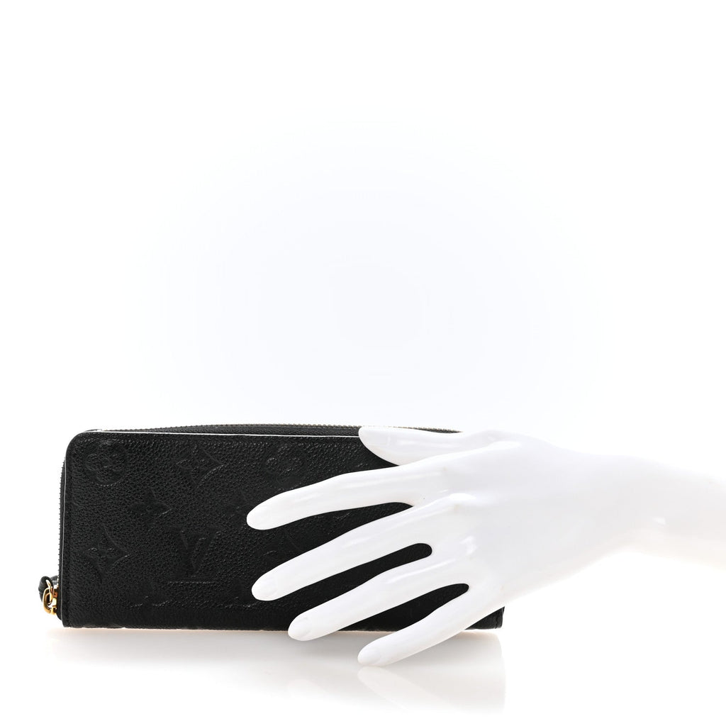 Louis Vuitton Empreinte Clemence Wallet Black
