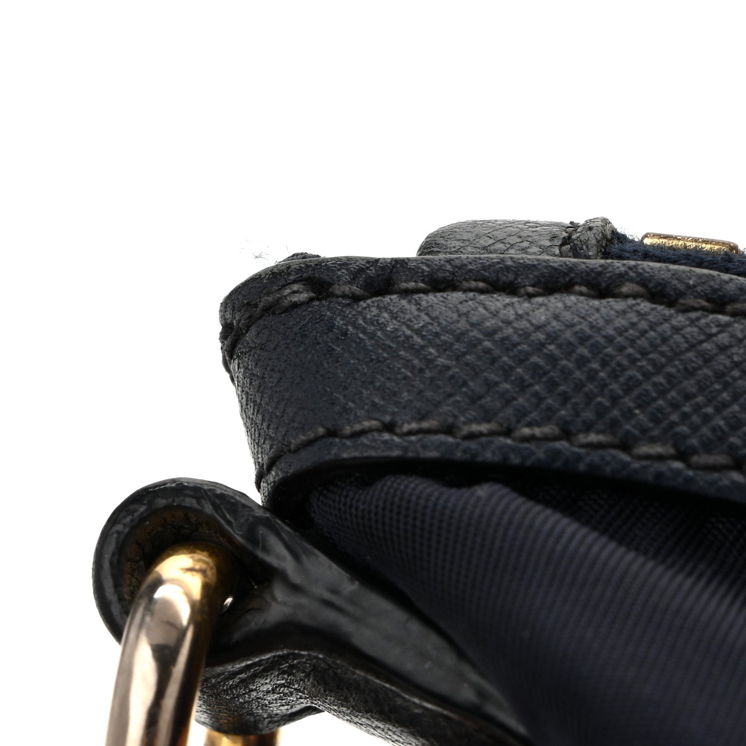 Prada Saffiano Tessuto Nylon Shopping Tote Royal Blue