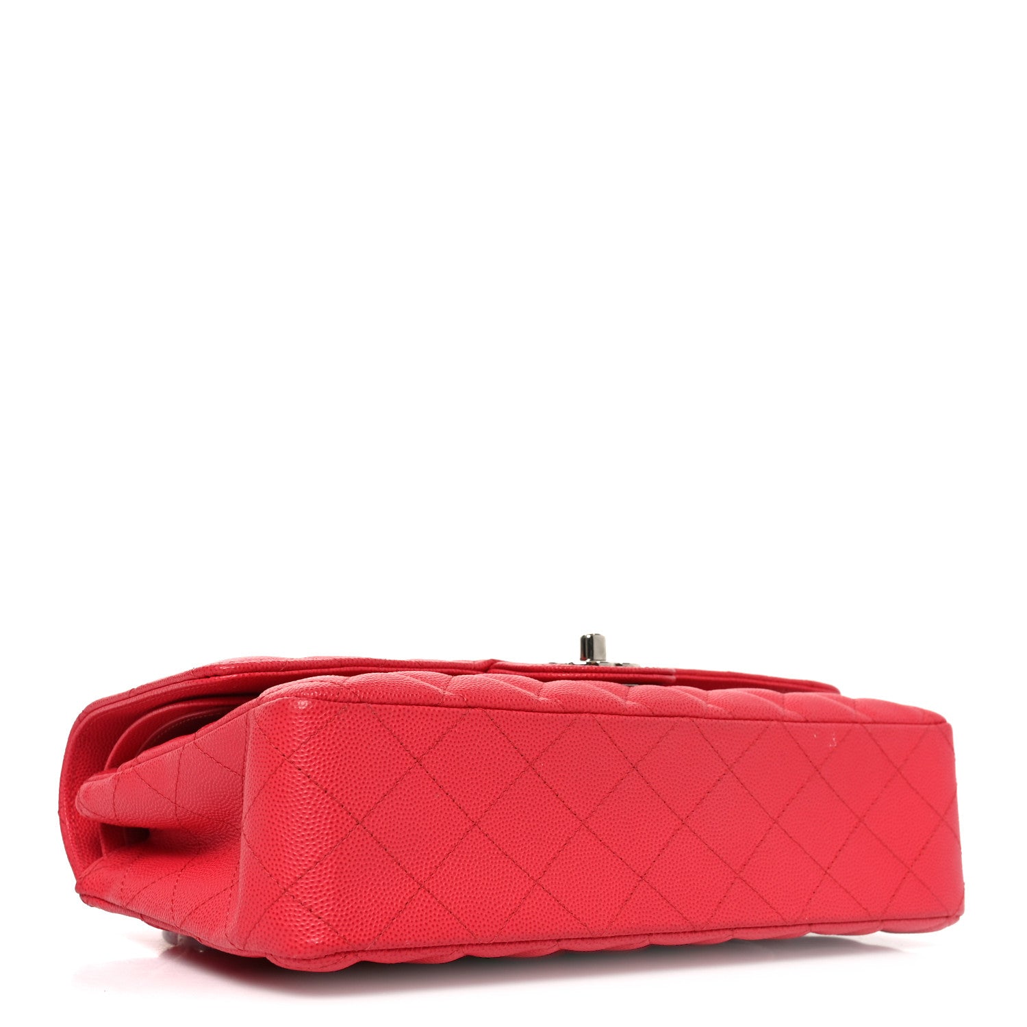 Chanel Caviar Quilted Medium Double Flap Dark Pink