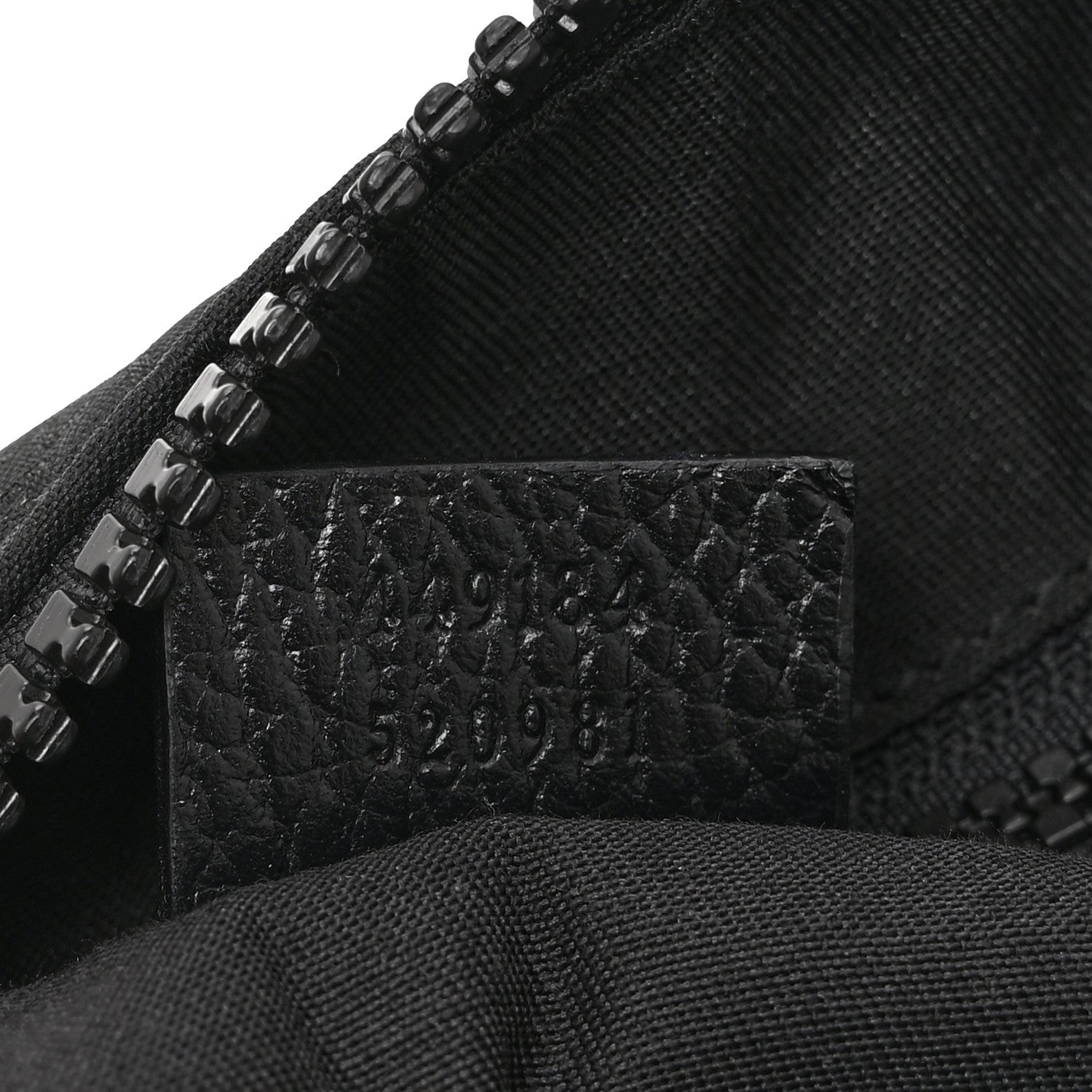 Gucci Nylon Monogram Small Flat Messenger Bag Black