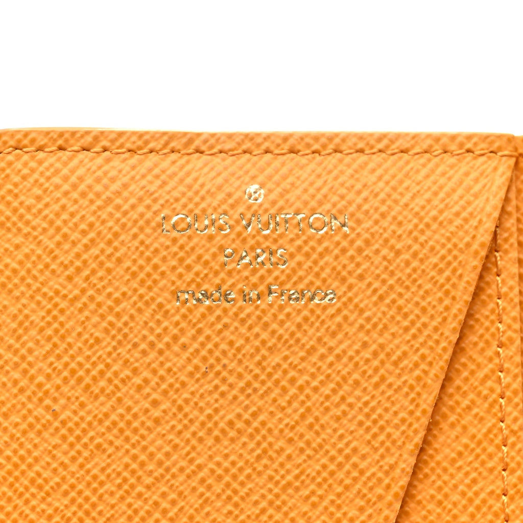 Louis Vuitton Monogram Heritage Pocket Organizer Safran Yellow