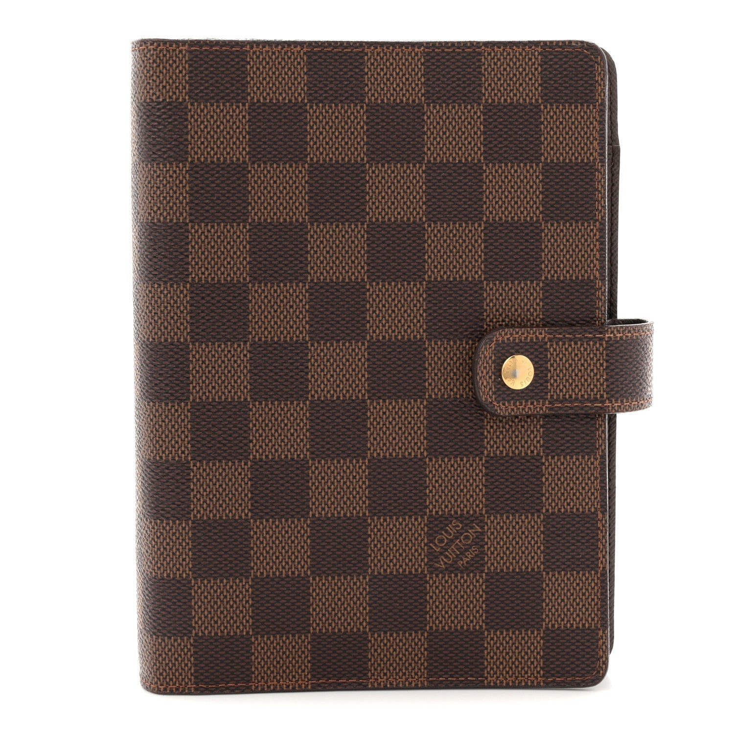 Louis Vuitton Damier Ebene Medium Ring Agenda Cover