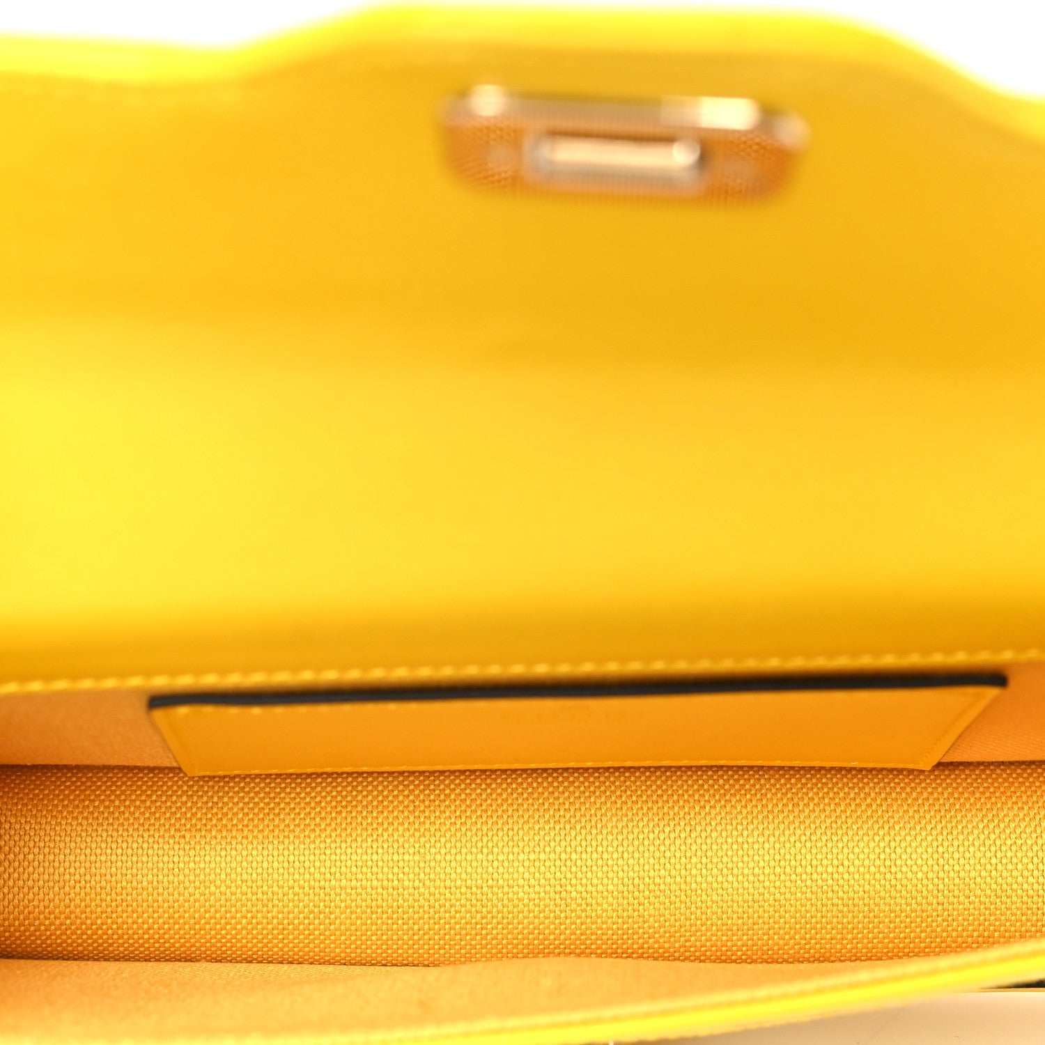 Gucci GG Monogram Scratch Lux Calfskin Mini Luce Shoulder Bag Yellow