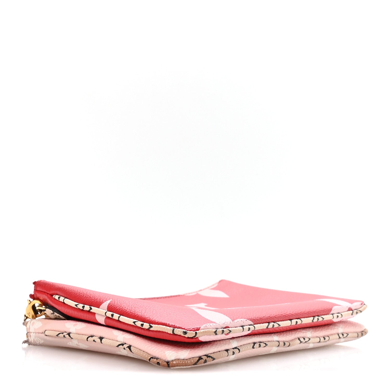 Louis Vuitton Monogram Giant Double Zip Pochette Rouge
