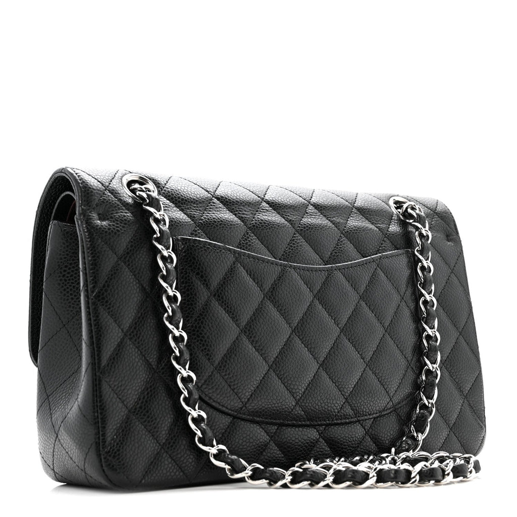 Chanel Caviar Quilted Medium Double Flap Black