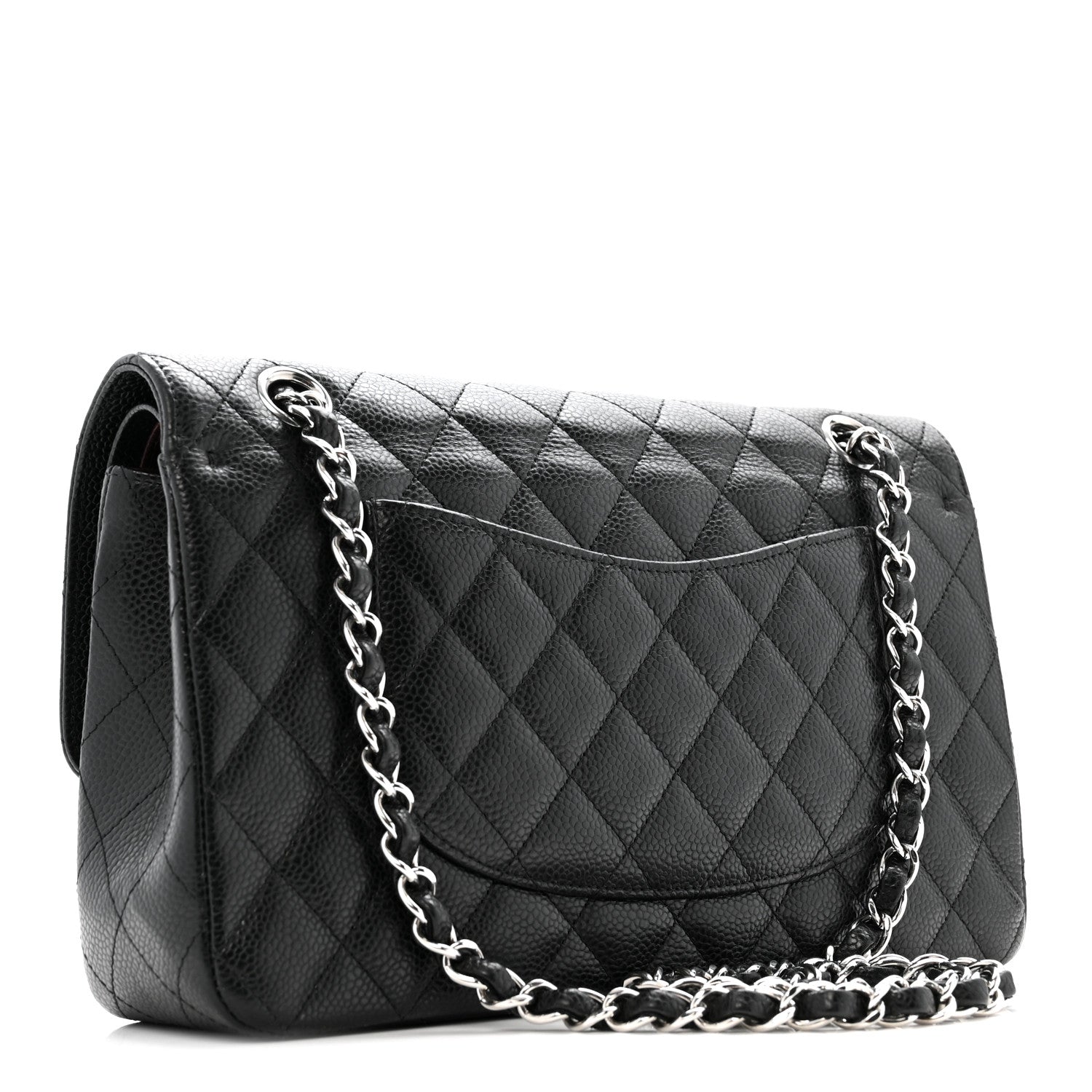 Chanel Caviar Quilted Medium Double Flap Black