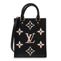 Louis Vuitton Empreinte Monogram Giant Petit Sac Plat Black Beige