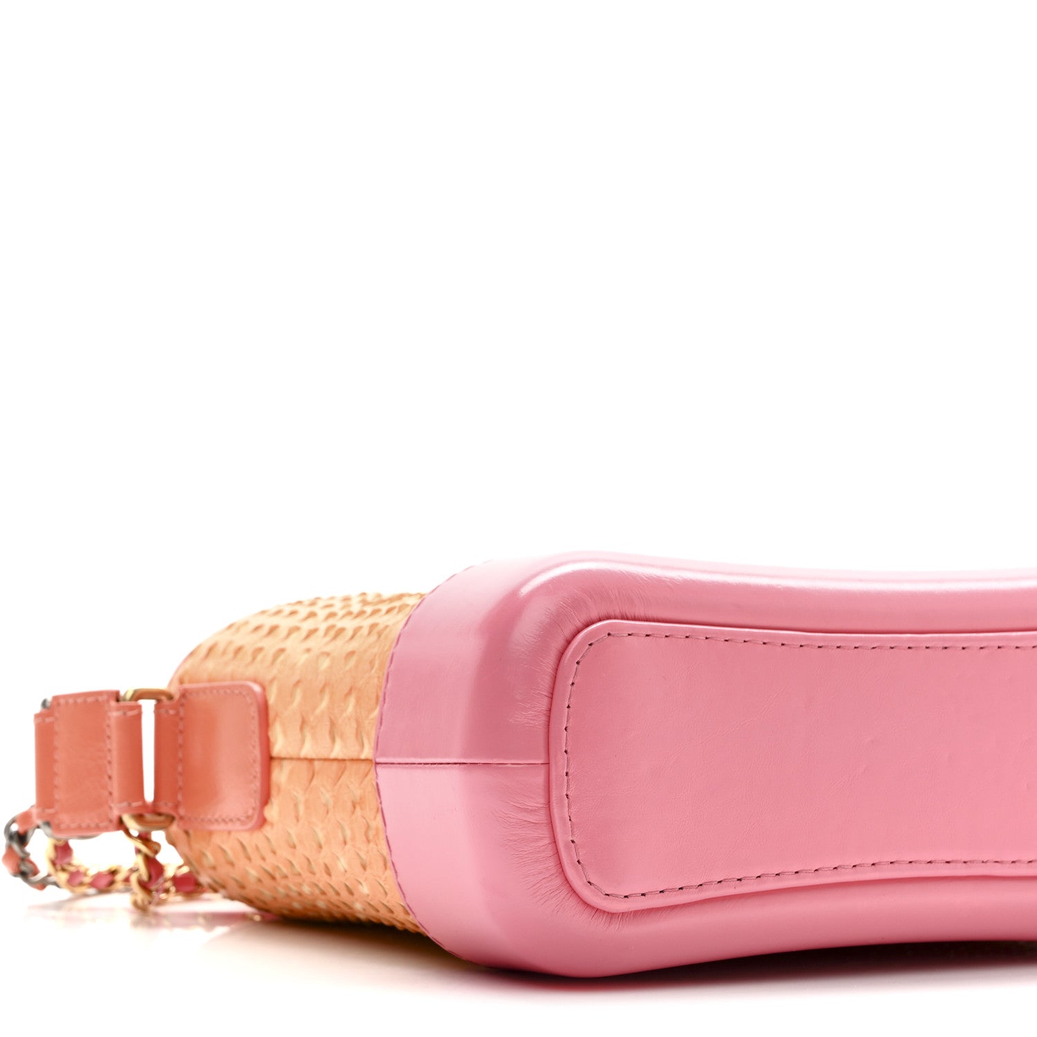 Chanel Snakeskin Small Gabrielle Hobo Pink
