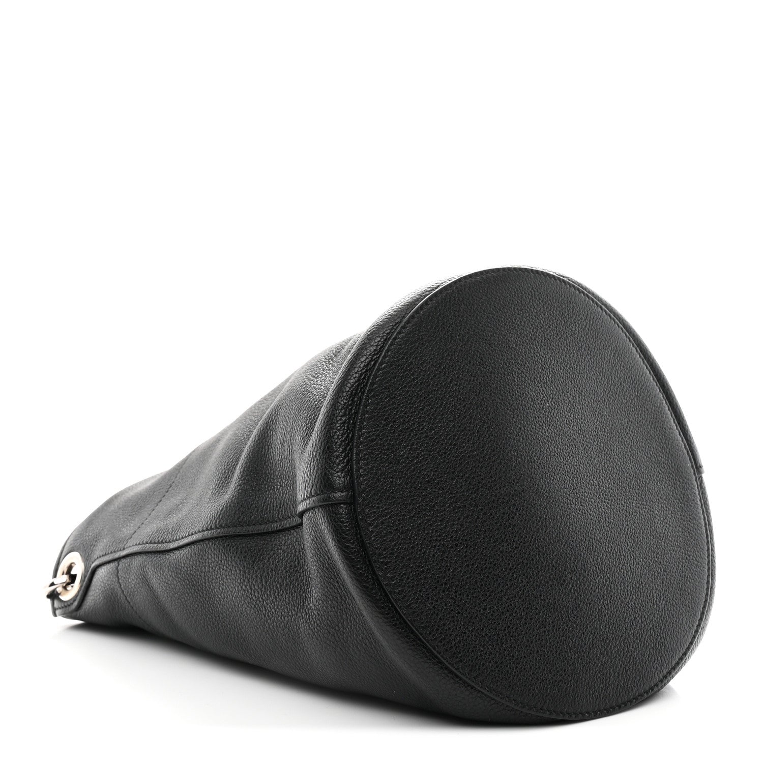 Prada Vitello Daino Bucket Bag Black